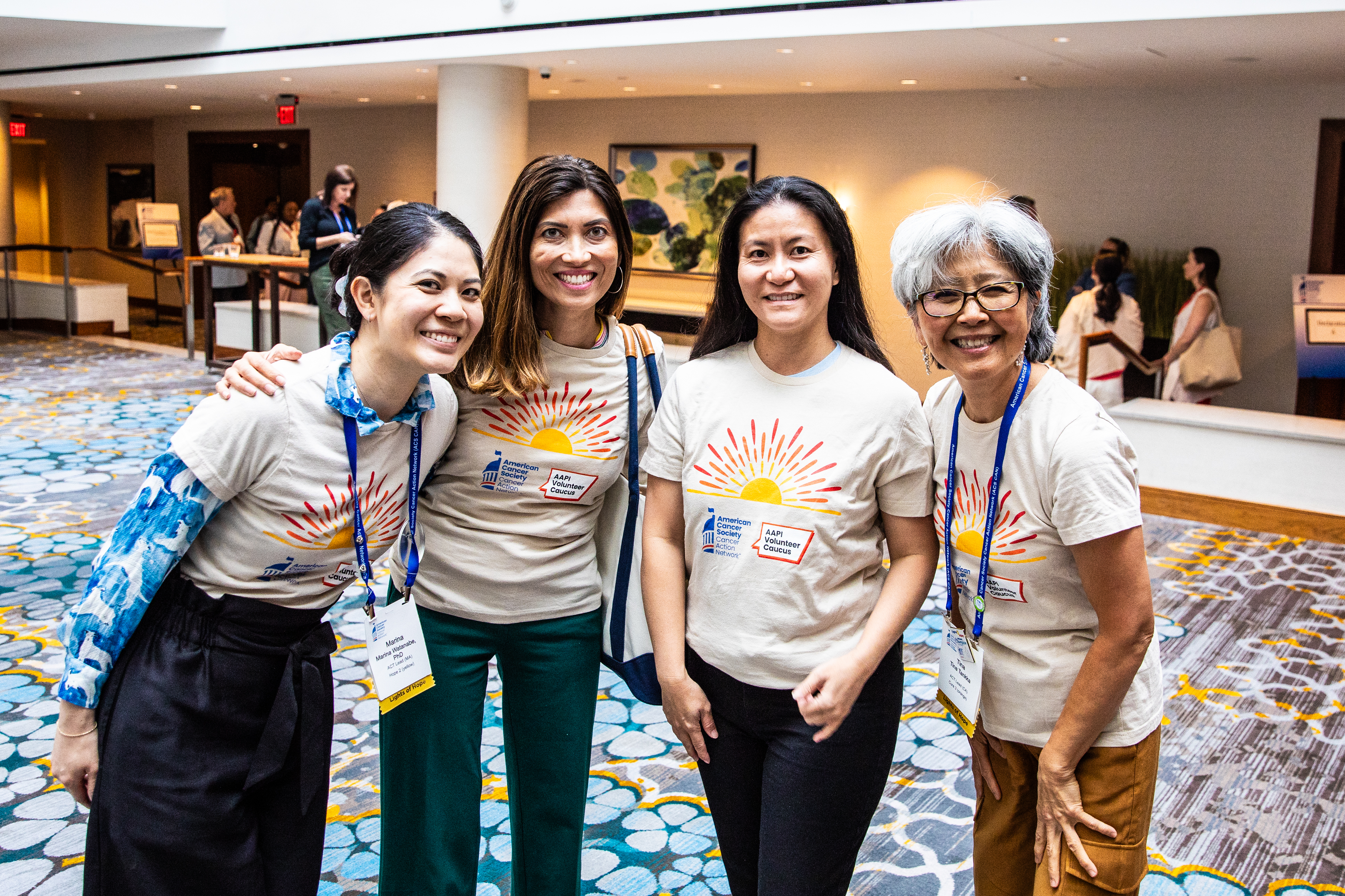 volunteer members of the AAPI volunteer caucus