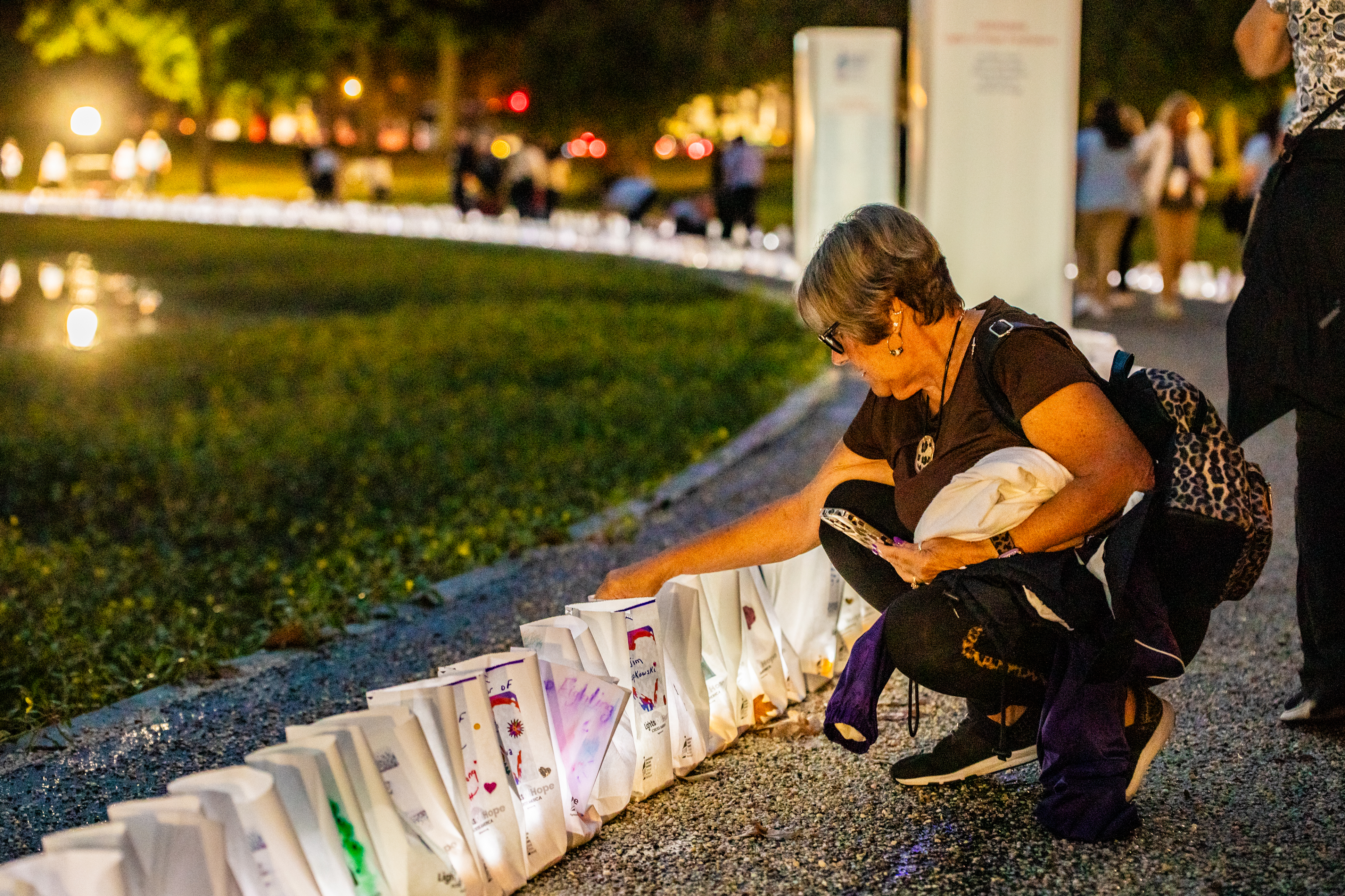 advocates reading lights of hope bags