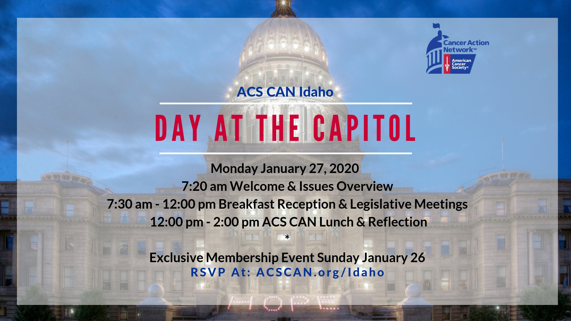 2020 Idaho Day at the Capitol | American Cancer Society Cancer Action ...