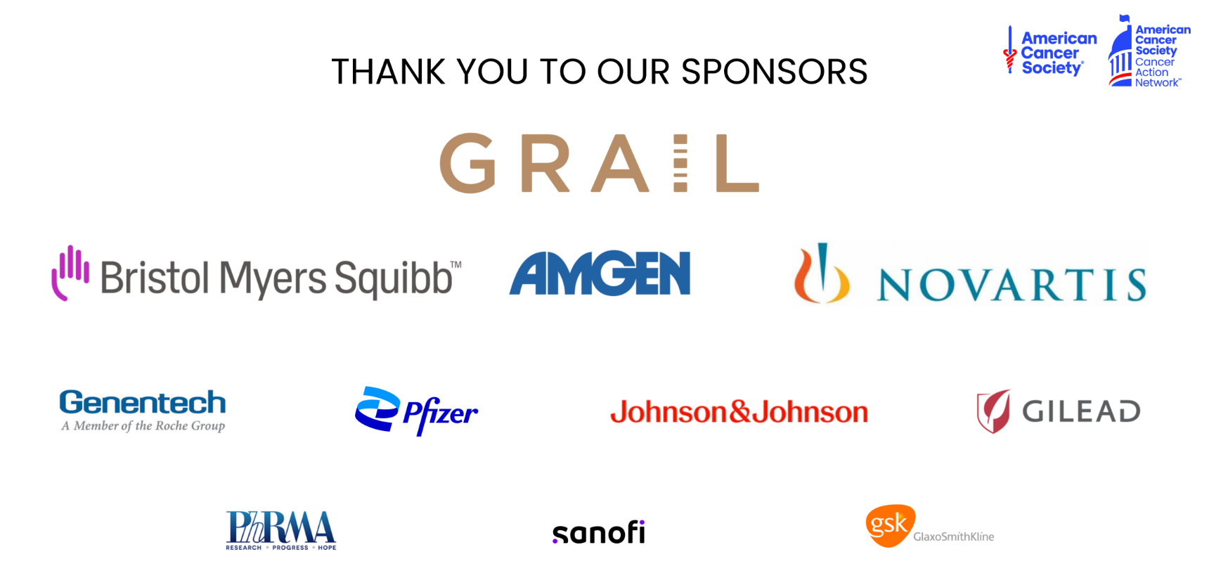 Thank you to our sponsors