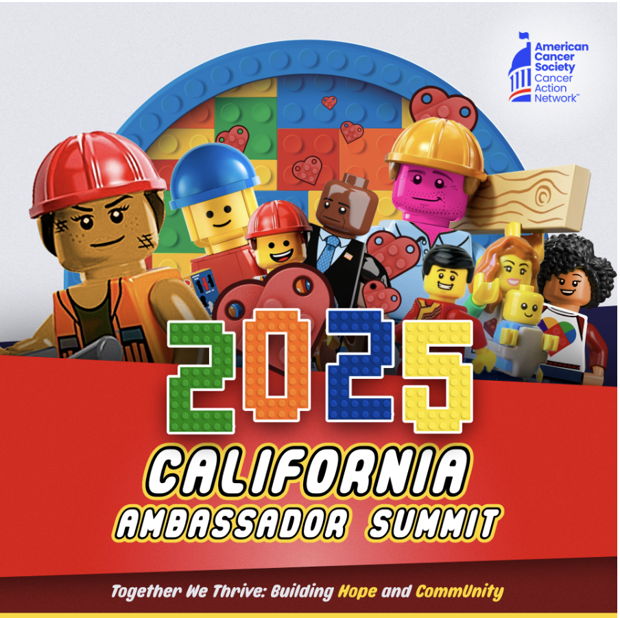 2025 California Ambassador Summit Logo with Lego Characters