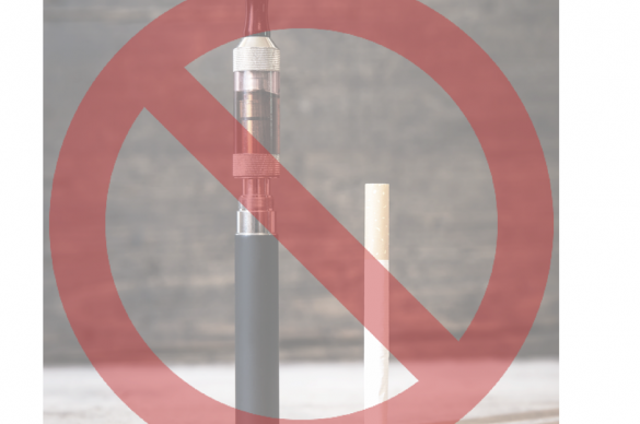 E-Cigarette No Smoking Sign