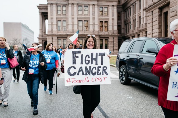 Texas volunteers at the capitol