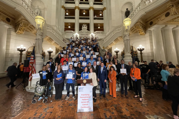 Advocates at Cancer Action Day