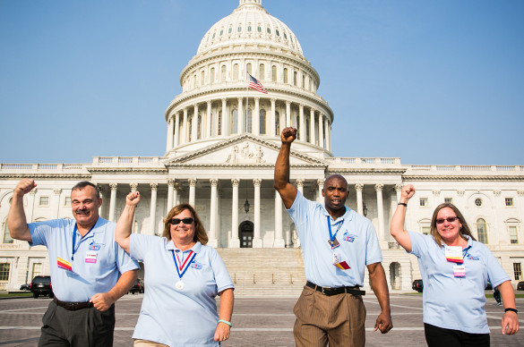 Volunteers at Capitol