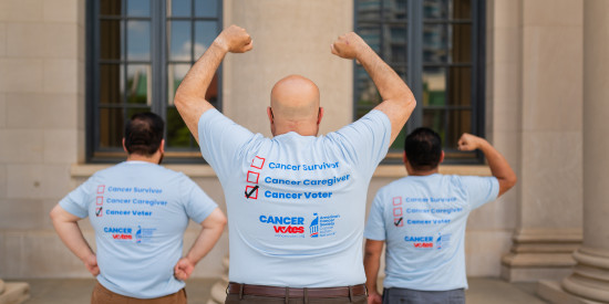 Cancer Votes Back of Shirt Checklist